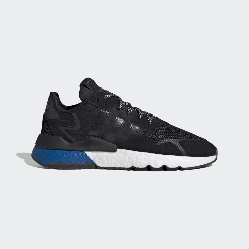 Adidas Men's Nite Jogger Originals Shoes Black/Blue Ireland FW5331